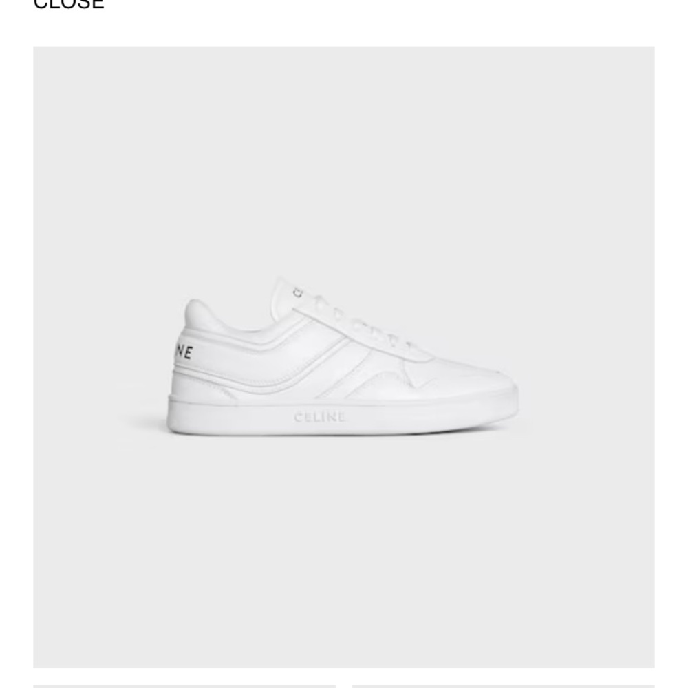 Celine Woman’s  Classic White Sneakers